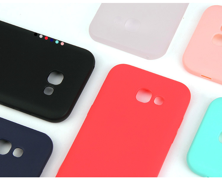 Bakeey-Candy-Color-Matte-Soft-Silicone-TPU-Case-for-Samsung-Galaxy-A3-A5-A7-2017-1261515